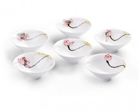 陶瓷茶具功夫茶杯 五彩禪蓮手繪茶杯 純手工 堆糖,美好生活研究所