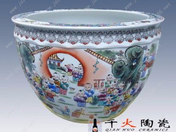圖 定做陶瓷金魚缸 景德鎮陶瓷缸廠家 北京藝術品 收藏品