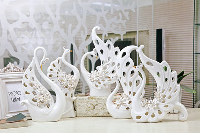 【歐式陶瓷工藝品 孔雀擺件 孔雀公主 廠家熱銷】價格,廠家,圖片,陶瓷工藝品,高新區(qū)景潮陶瓷店-