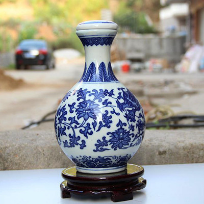 【景德鎮陶瓷兩斤裝泡酒瓶收藏 2斤裝青花龍釉中彩白酒壇子密封酒具】價格,廠家,圖片,陶瓷包裝容器,景德鎮金泰陶瓷-